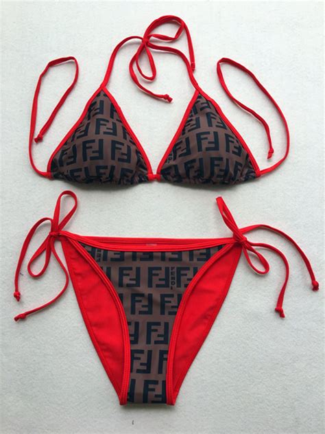 fendi swimsuit fake|fendi neon bikini.